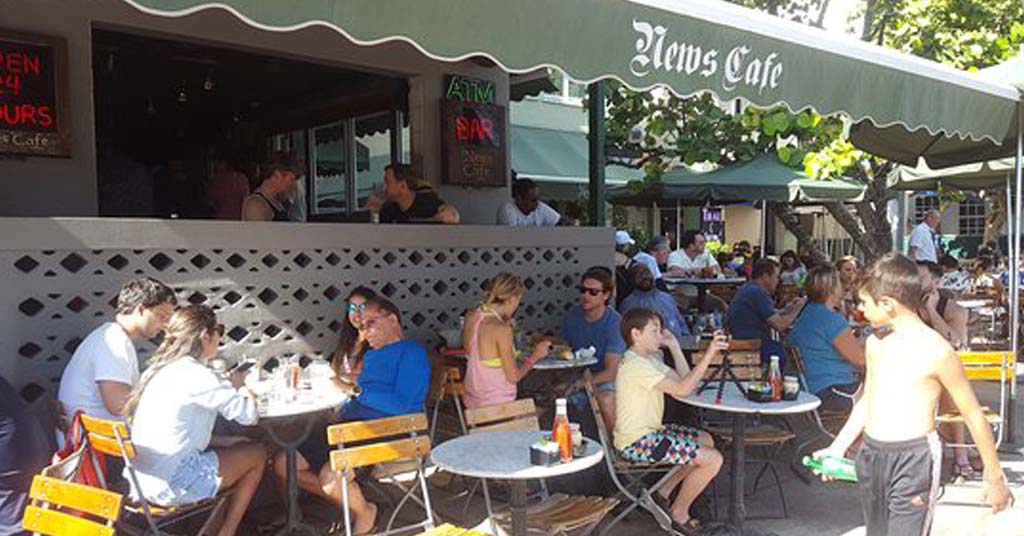restaurants op het strand van miami