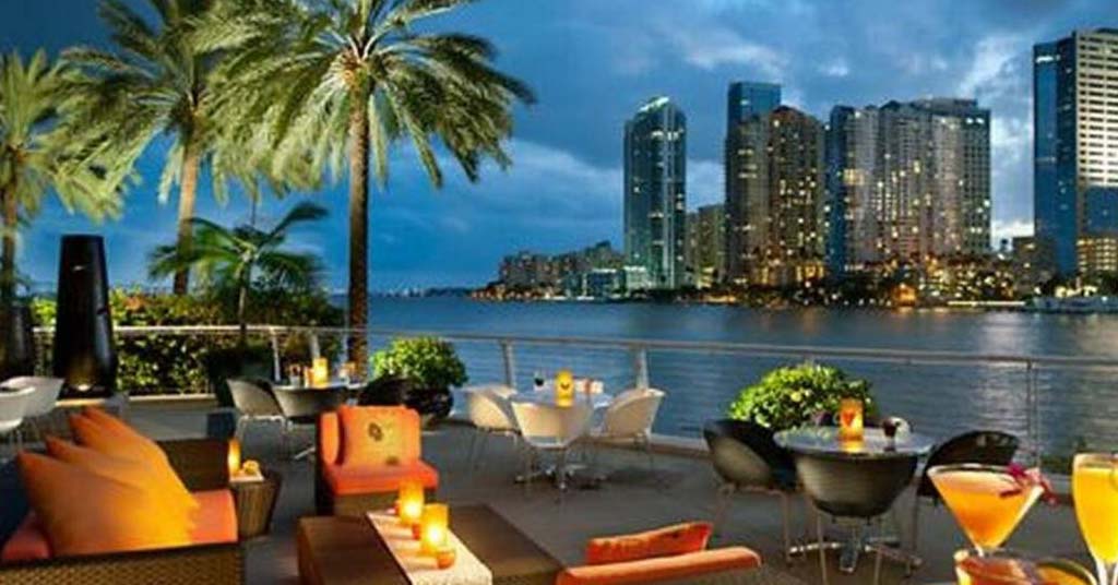 restaurants op het strand van miami